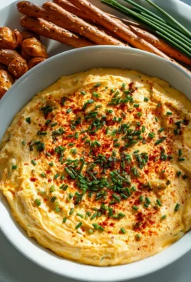 Alkoholfreier Rinderbrühe Käse Dip mit Senf & Gewürzen!