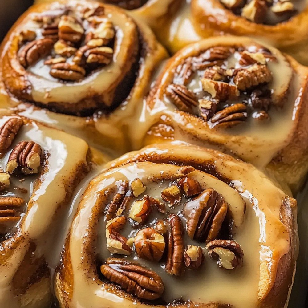 Butter-Pecan Zimtschnecken für einen Festtagsgenuss – Schritt 2