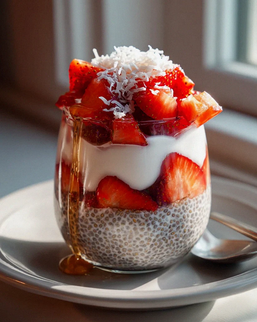 Chia Pudding mit Skyr & Erdbeeren: Das ultimative Rezept