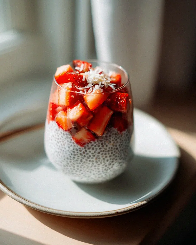 Chia Pudding mit Skyr & Erdbeeren: Das ultimative Rezept – Schritt 2