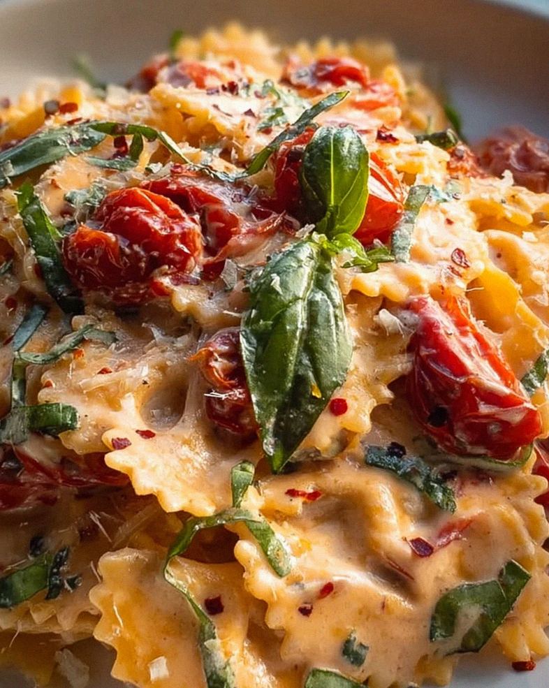 Creamy Tuscan Slow Roasted Tomato Pasta – Schritt 2