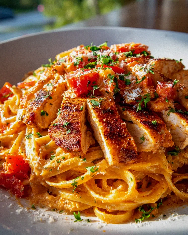 Cremige Cajun Hähnchen Pasta: Schnell & lecker genießen!