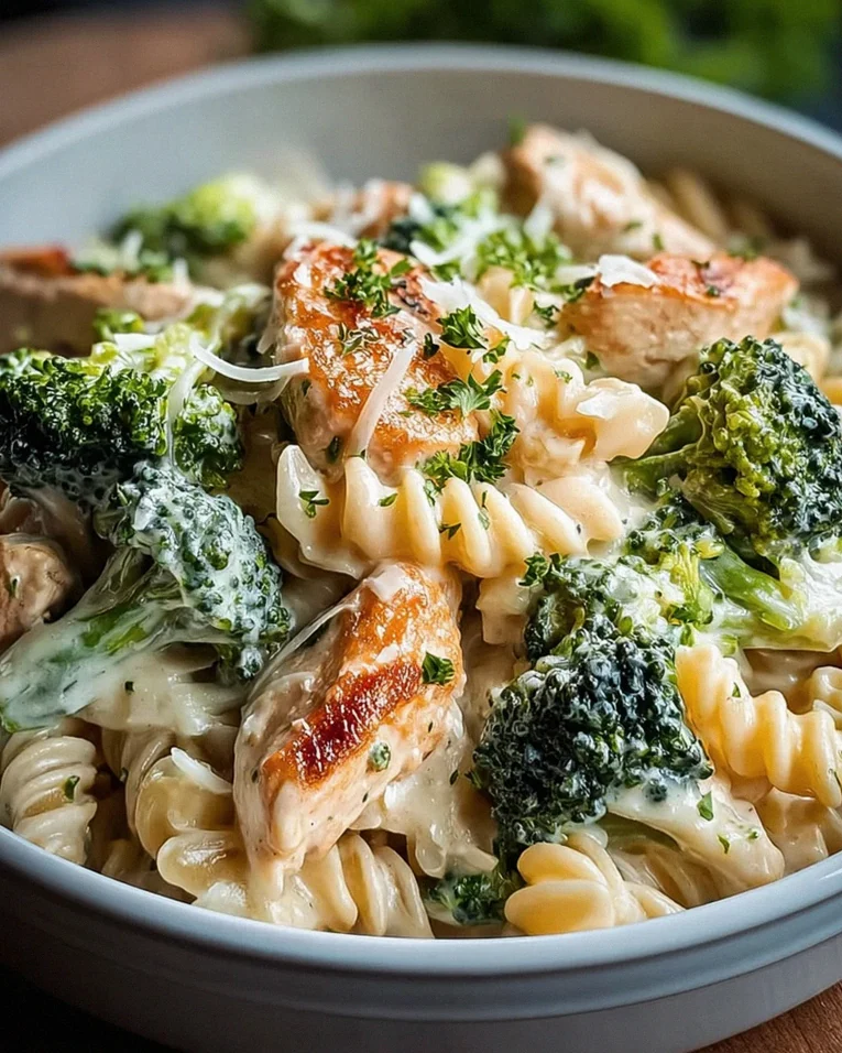 Cremige Hähnchen Brokkoli Pasta – Das ultimative Genuss-Rezept!
