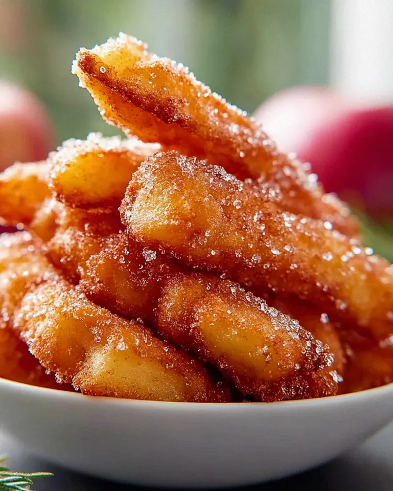 Crispy Air Fryer Apple Sticks Recipe - Healthy Snack Idea – Schritt 1