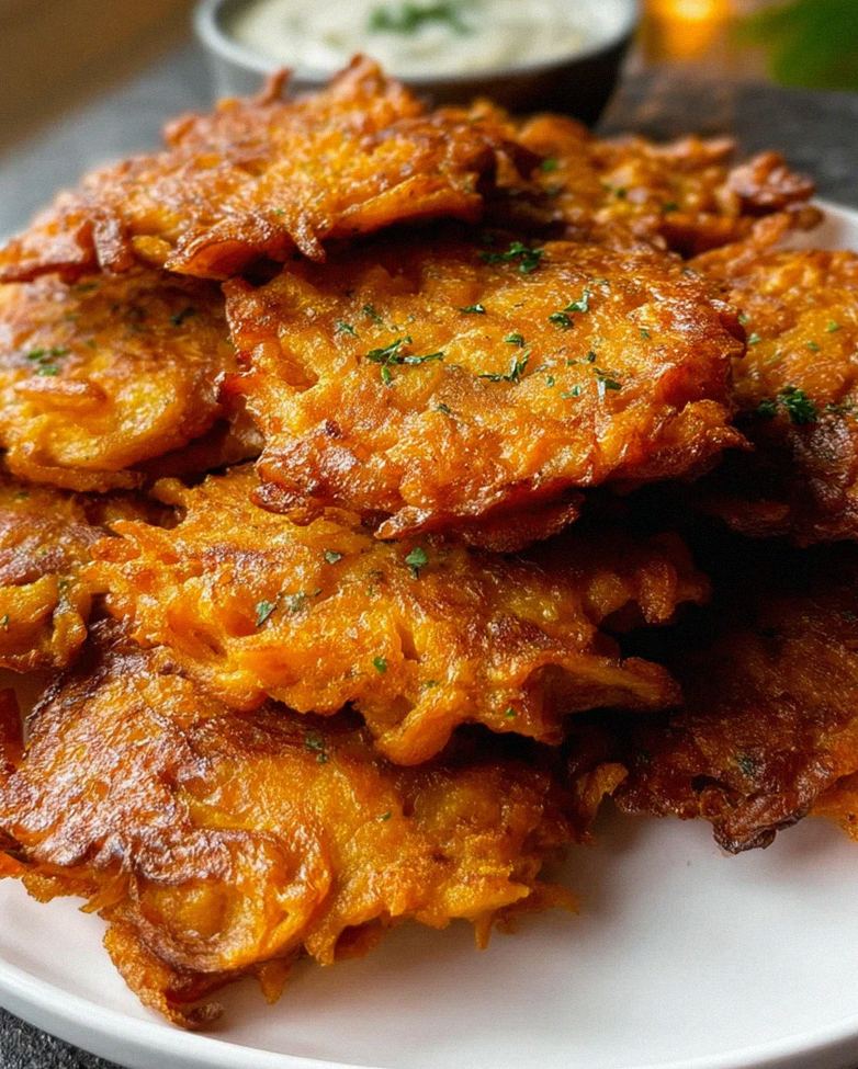 Crispy Butternut Squash Fritters mit Knoblauchdip Rezept – Schritt 2