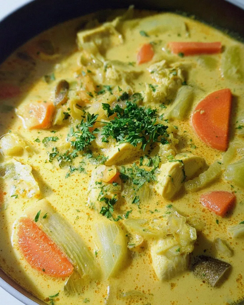 Currysuppe mit Hähnchen – Schritt 1