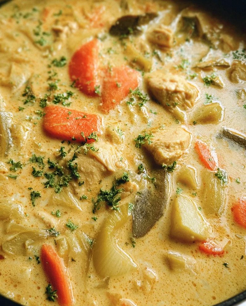 Currysuppe mit Hähnchen – Schritt 2