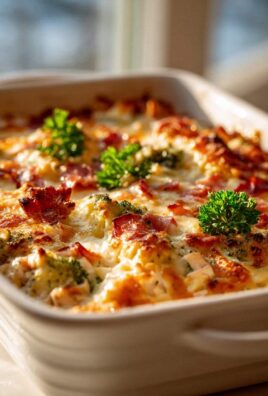 Einfacher Low Carb Hähnchenauflauf: Schnell & Lecker!
