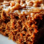 Einfacher Mehlfreier Haferflocken Karottenkuchen