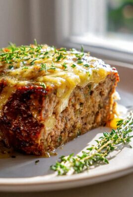 Französischer Zwiebel Hackbraten: So lecker, einfach & genial!