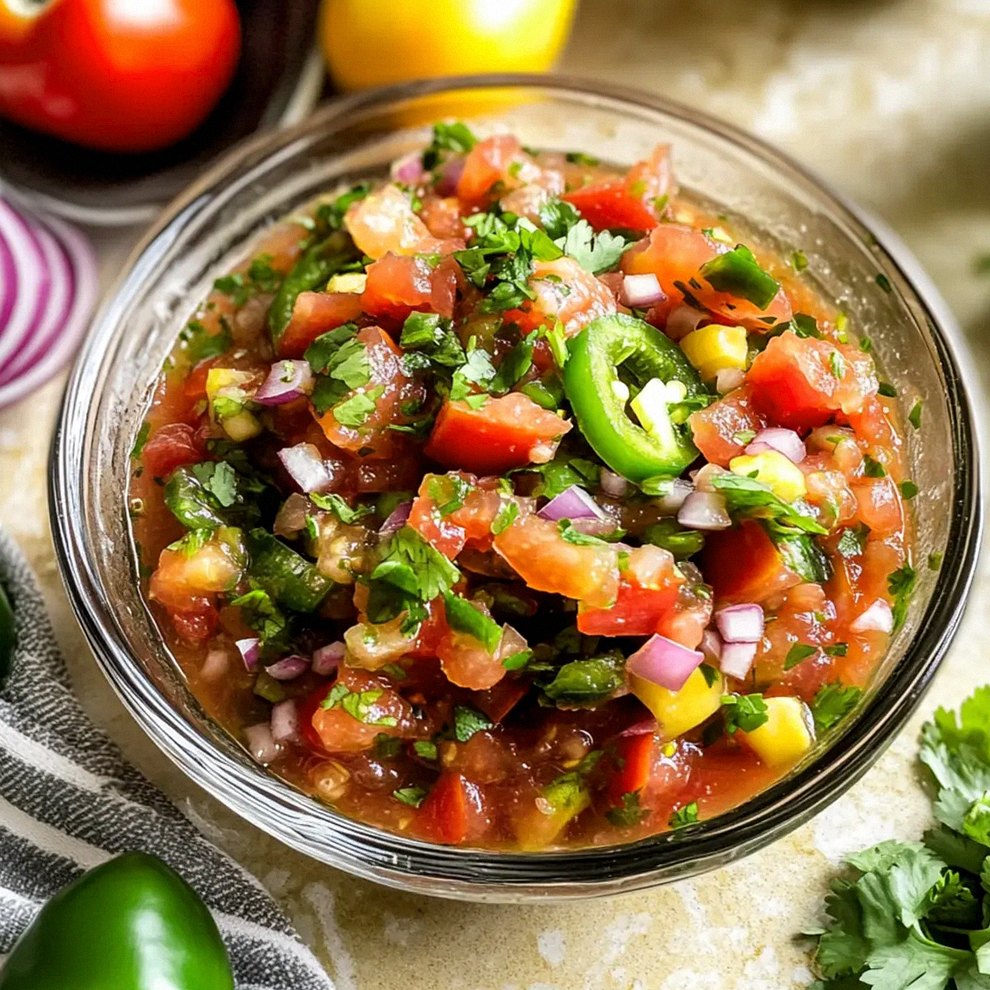 Frische Gartensalsa für den perfekten Sommersnack – Schritt 2