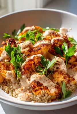 Gerösteter Blumenkohl-Tahini-Bowl: Dein gesundes Gericht!
