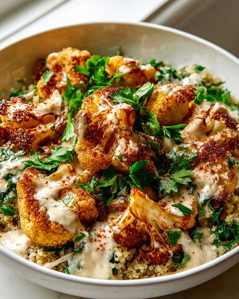 Gerösteter Blumenkohl-Tahini-Bowl: Dein gesundes Gericht! – Schritt 2