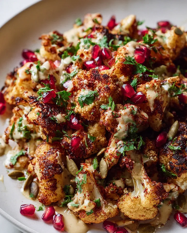 Gerösteter Blumenkohl Tahini Salat: Schnell & Lecker! – Schritt 2