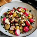 Gerösteter Radieschensalat mit Perlzwiebeln genießen