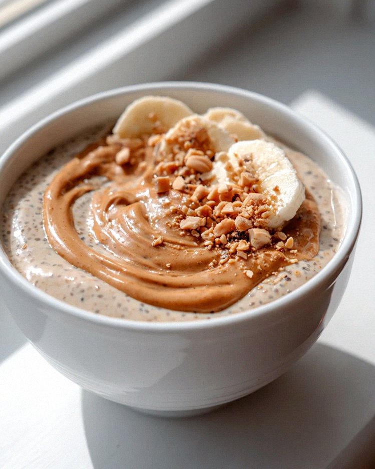 Gesunder Erdnussbutter Chia Pudding: Einfach, Lecker, Perfekt!