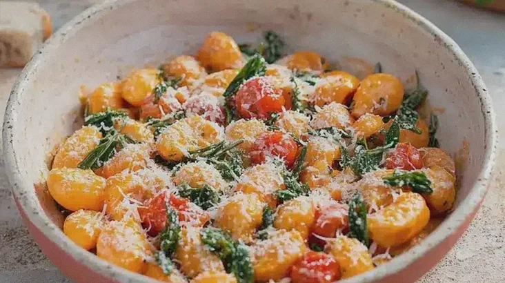 Gnocchi Pfanne einfach zubereiten in 30 Minuten
