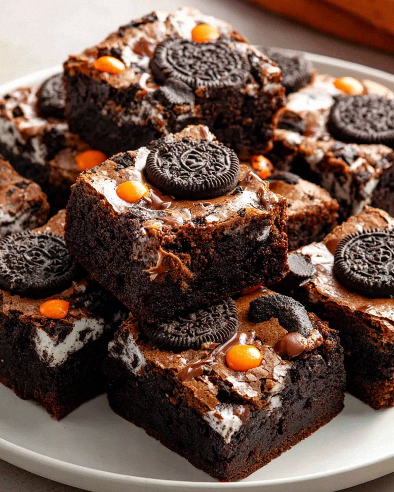 Halloween Oreo Brownies: Gruselig leckerer Schoko-Genuss! – Schritt 2
