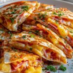 Hawaiianische Quesadillas mit Käse