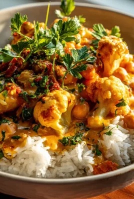 Herzhafte Blumenkohl Curry Bowl: Mit Reis & frischen Kräutern