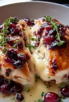 Impressive Cranberry Brie Stuffed Chicken