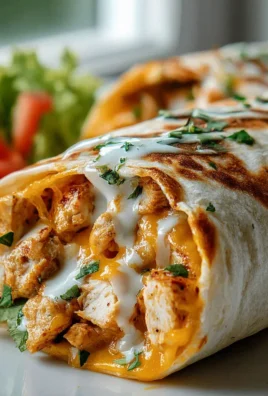 Käse Knoblauch Hähnchen Wraps – Leckeres Rezept für jeden Tag!