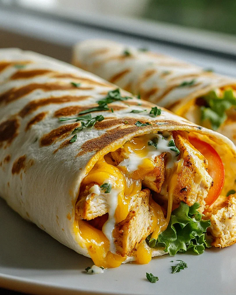 Käse Knoblauch Hähnchen Wraps – Leckeres Rezept für jeden Tag! – Schritt 2