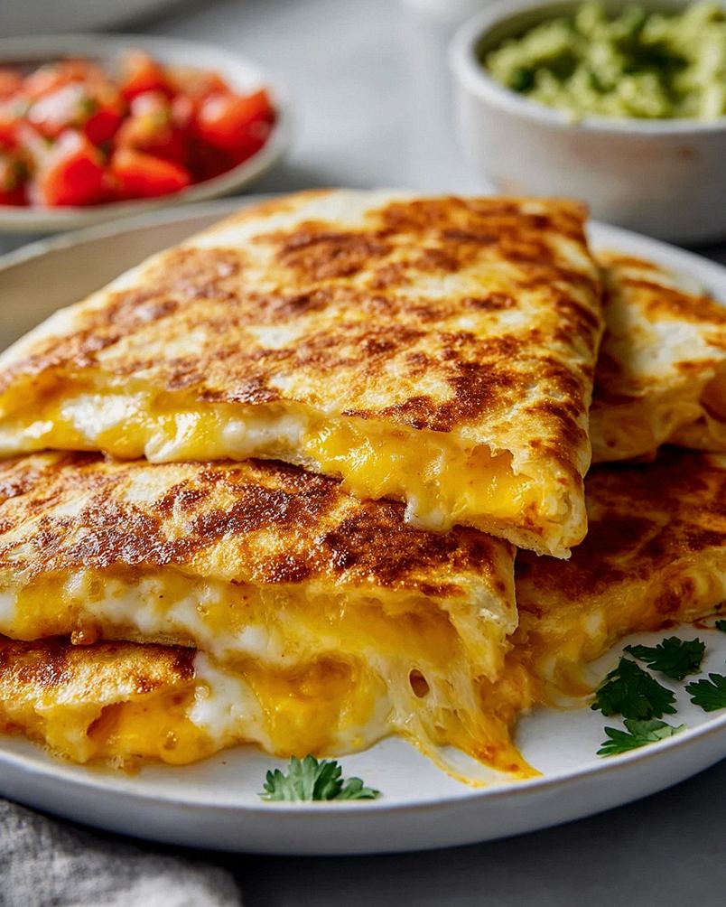 Käsige Quesadillas – Schritt 1