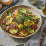 Kartoffelsalat mediterran würzig