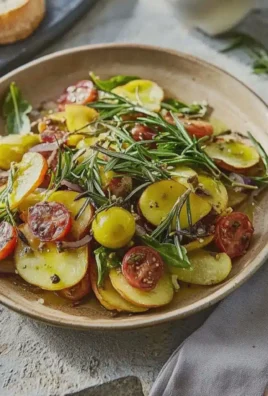 Kartoffelsalat mediterran würzig