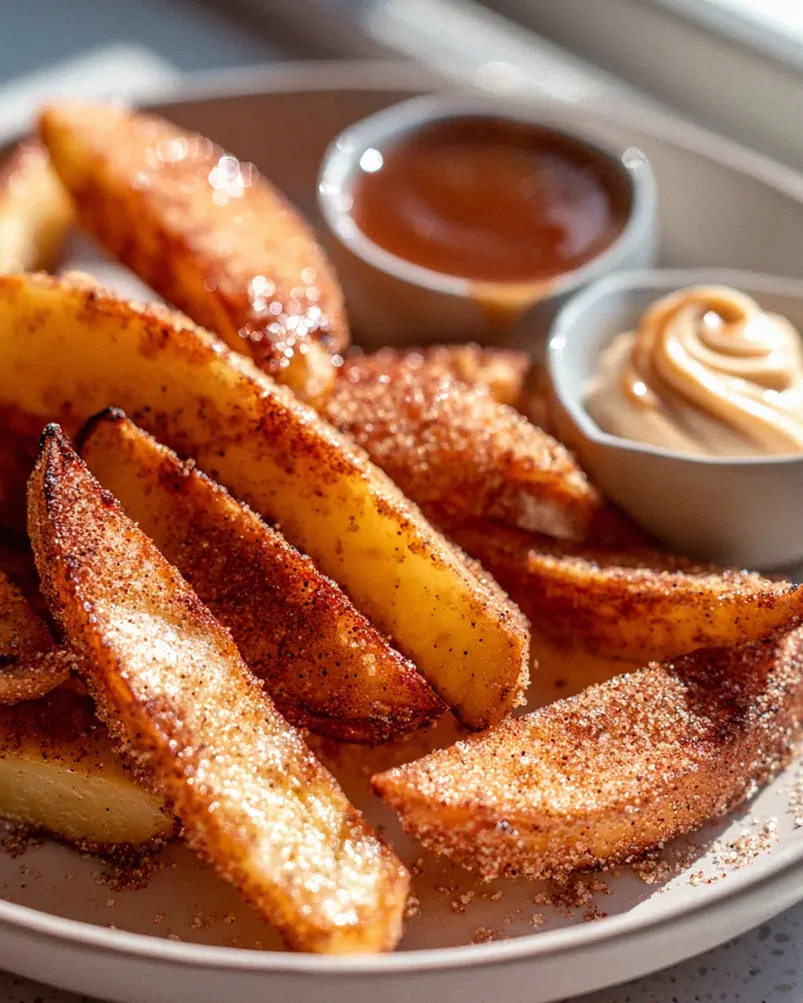 Knusprige Air Fryer Apfel-Pommes: Süßer Snack leicht gemacht! – Schritt 2