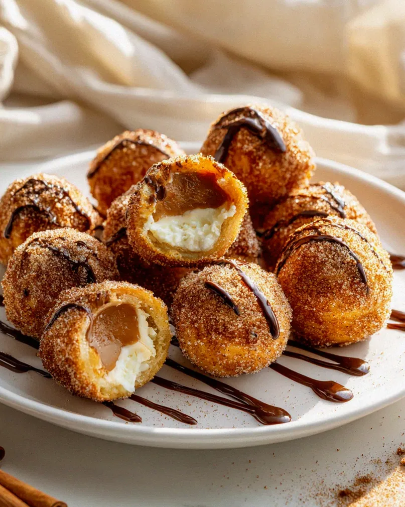 Knusprige Churro Käsekuchen-Bites aus der Heißluftfritteuse – Schritt 2