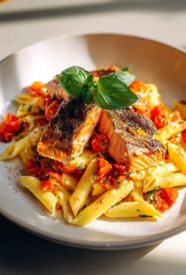 Köstliche Ofen Lachs Pasta mit Tomaten – Perfekt für jeden Tag