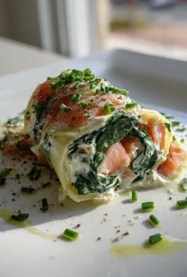 Köstliche Spinat-Lachs-Kartoffelrolle