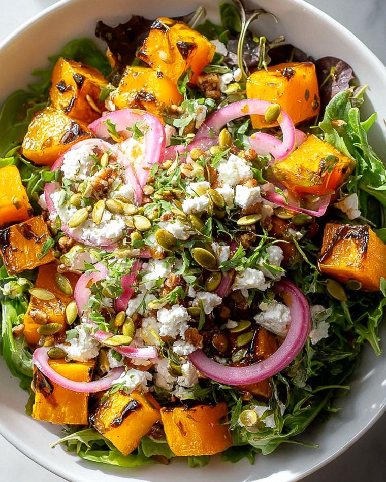 Kürbiskern Ziegenkäse Kastanien Bowl – Gesund & Lecker! – Schritt 2