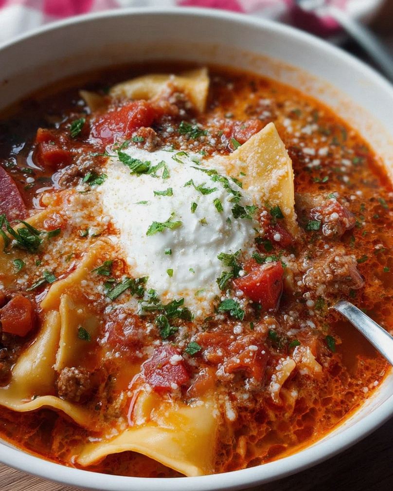 Lasagne-Suppe