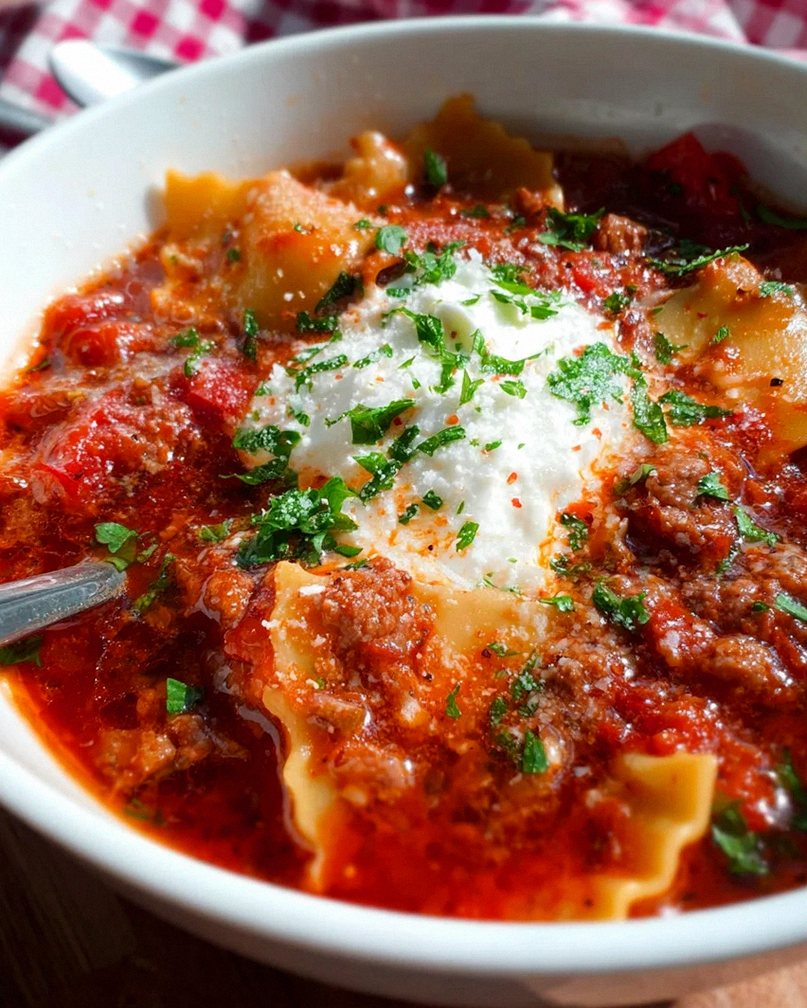 Lasagne-Suppe – Schritt 1