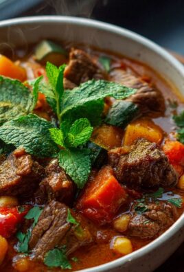 Leckeres marokkanisches Rindfleisch-Eintopf Rezept entdecken!