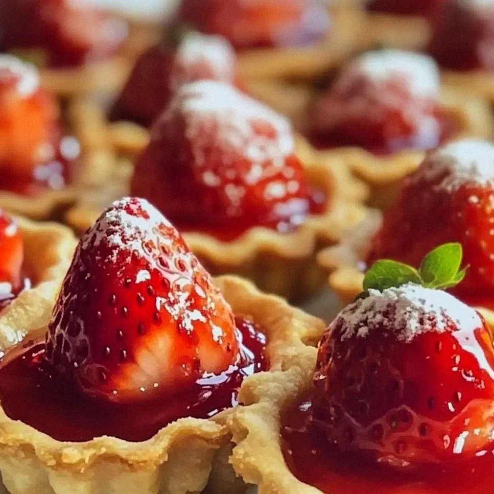 Mini-Erdbeertörtchen mit buttrigem Mürbeteig – Schritt 2