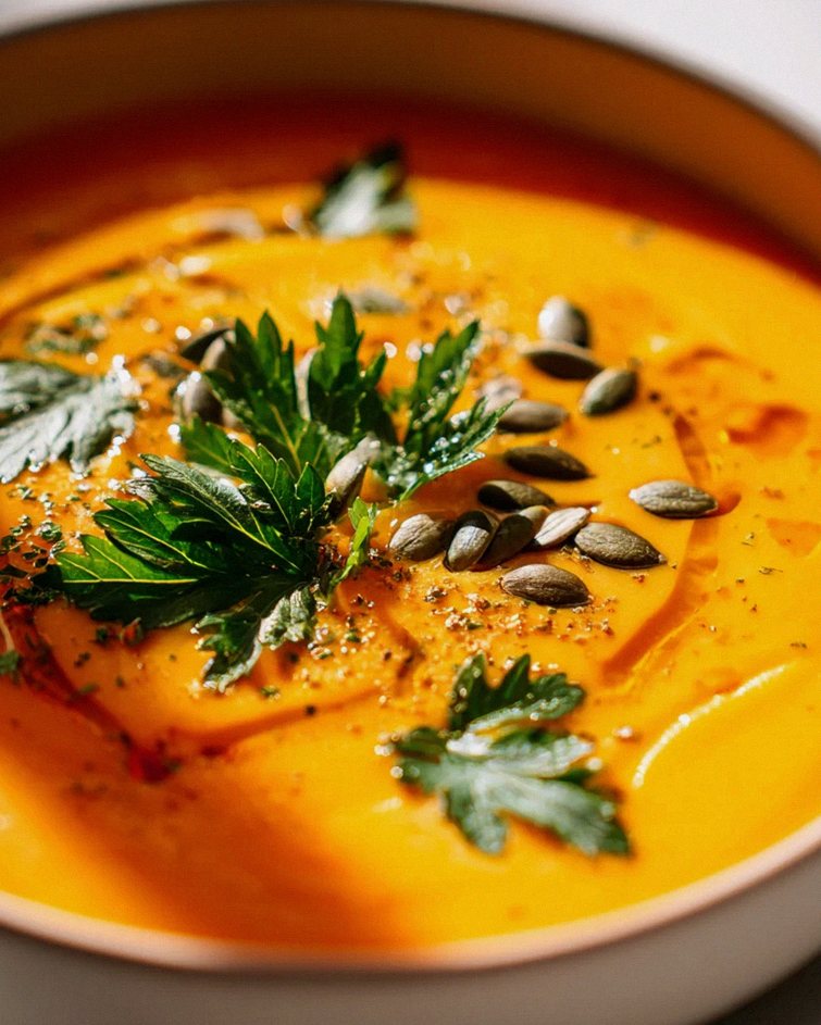 Omas aromatische Kürbissuppe mit geröstetem Knoblauchöl – Schritt 2
