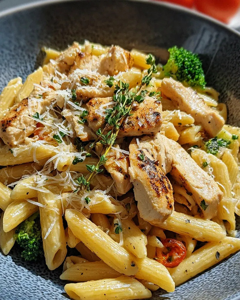 Pasta mit Hähnchen