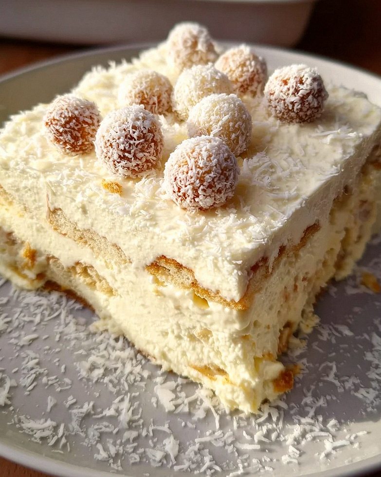 Raffaello Tiramisu schnell ohne Backen