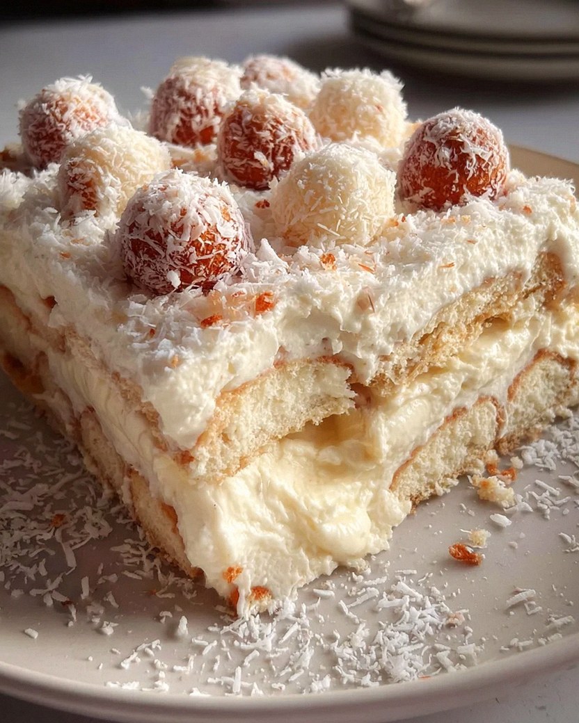 Raffaello Tiramisu schnell ohne Backen – Schritt 2