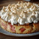 Rhabarber Baiser Kuchen
