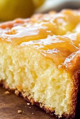 Sauerteig Zitronenkuchen mit Zuckerglasur genießen