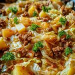Spitzkohl-Kartoffel-Pfanne mit Hackfleisch