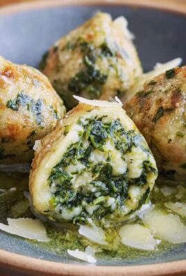 Südtiroler Spinatknödel