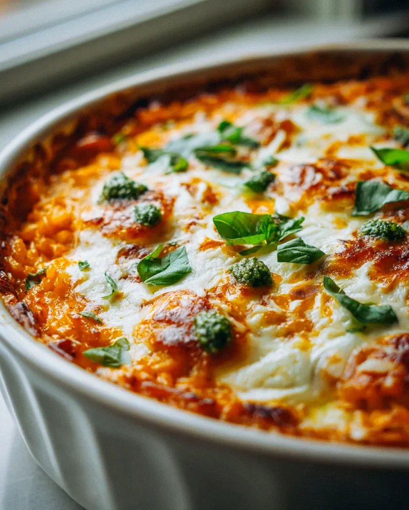 Tomaten Pesto Risotto Bake: Einfach, cremig & unwiderstehlich!