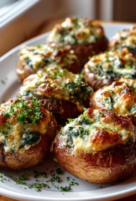 Ultimative Ofenkartoffeln: Pilz-Spinat-Füllung zum Verlieben