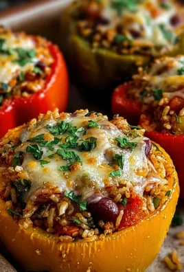 Vegetarische Gefüllte Paprika mit Reis